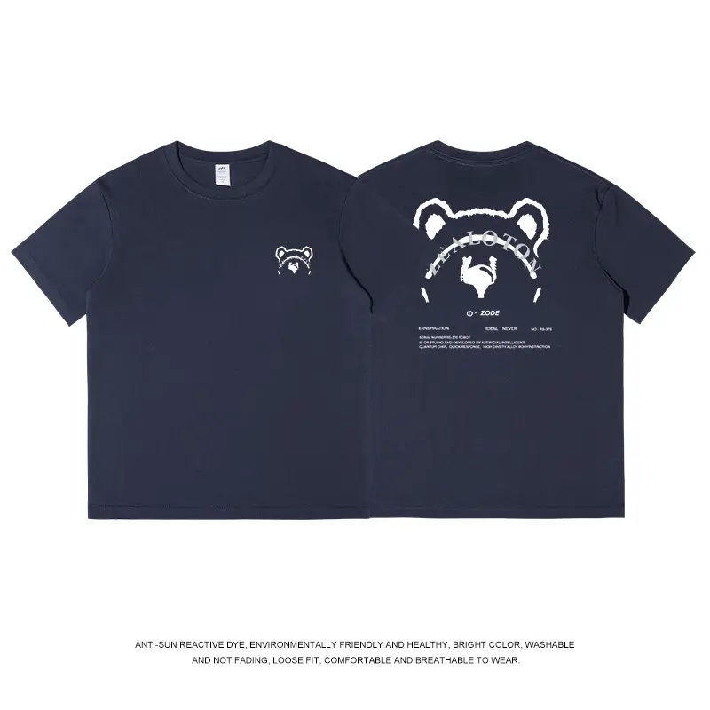 Japanese Style Cartoon Printed T-shirt for Boys White Cotton - Image 11