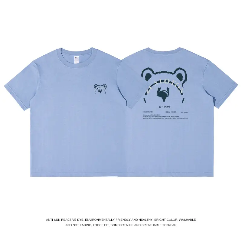 Japanese Style Cartoon Printed T-shirt for Boys White Cotton - Image 12
