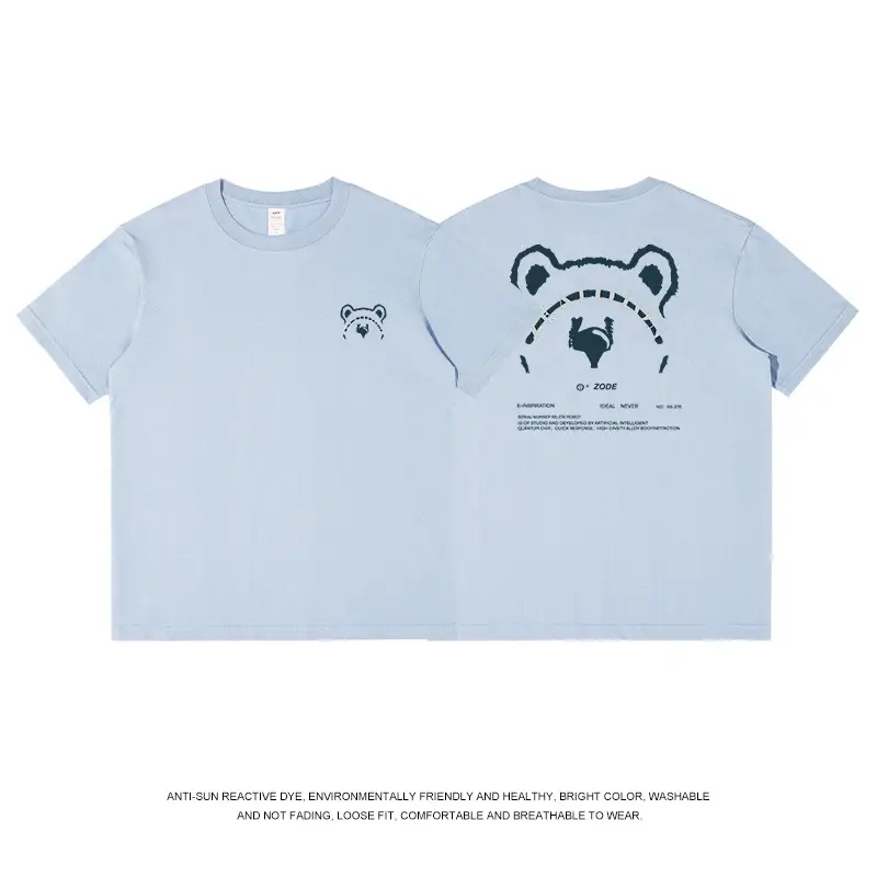 Japanese Style Cartoon Printed T-shirt for Boys White Cotton - Image 4