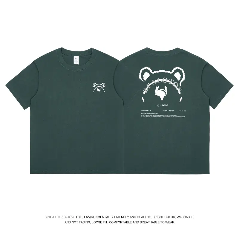 Japanese Style Cartoon Printed T-shirt for Boys White Cotton - Image 9