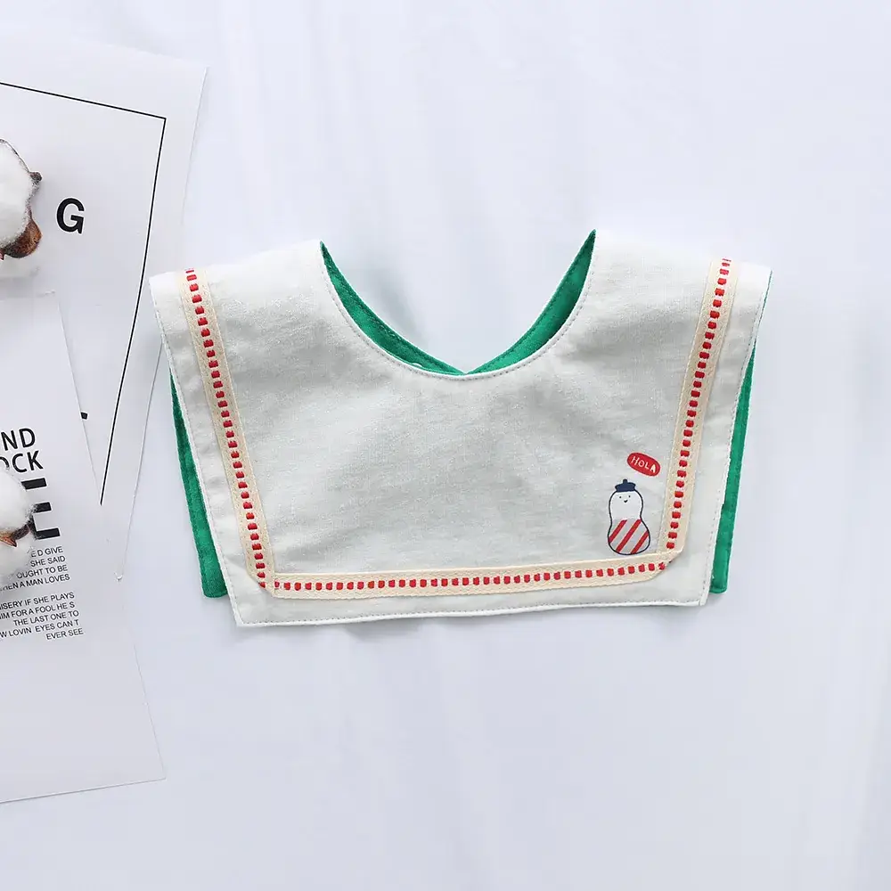 Baby Waterproof Cotton Bib with Bear Print - Image 151