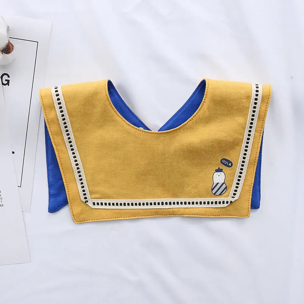 Baby Waterproof Cotton Bib with Bear Print - Image 152