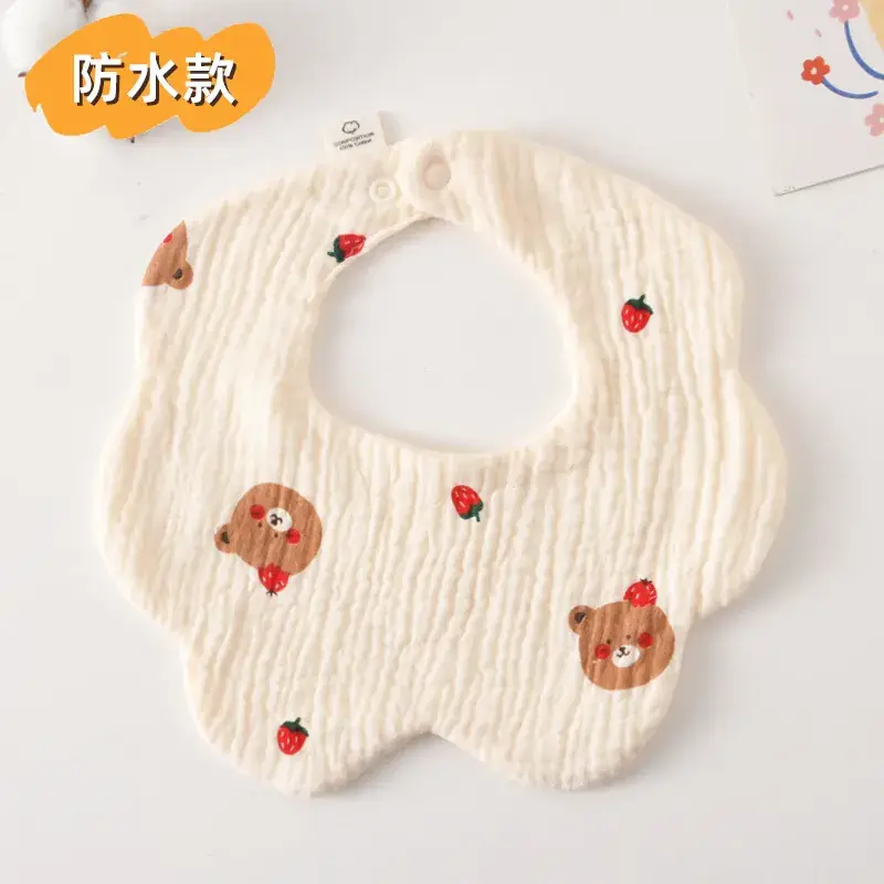 [Waterproof Flower Wai] Strawberry Bear Head
