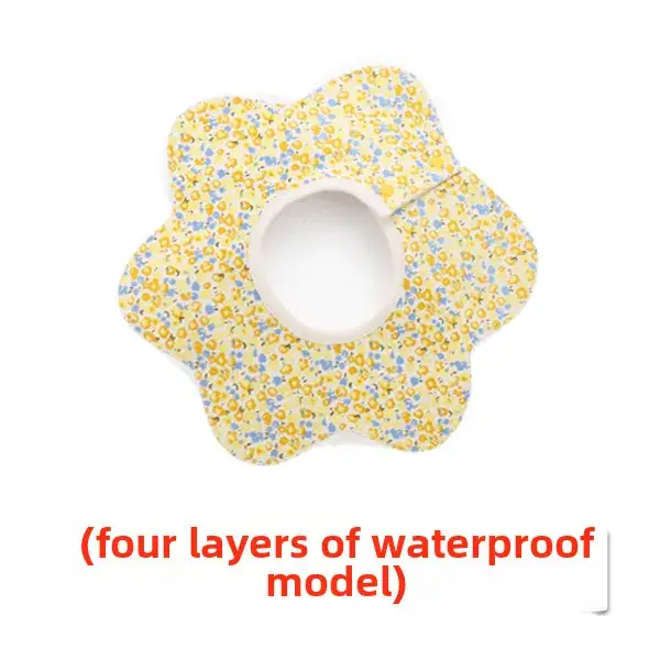 Baby Waterproof Cotton Bib with Bear Print - Image 157