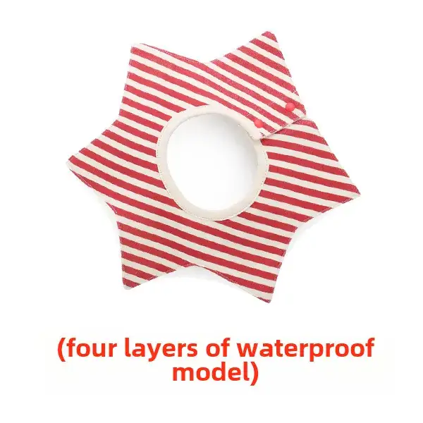 Baby Waterproof Cotton Bib with Bear Print - Image 161