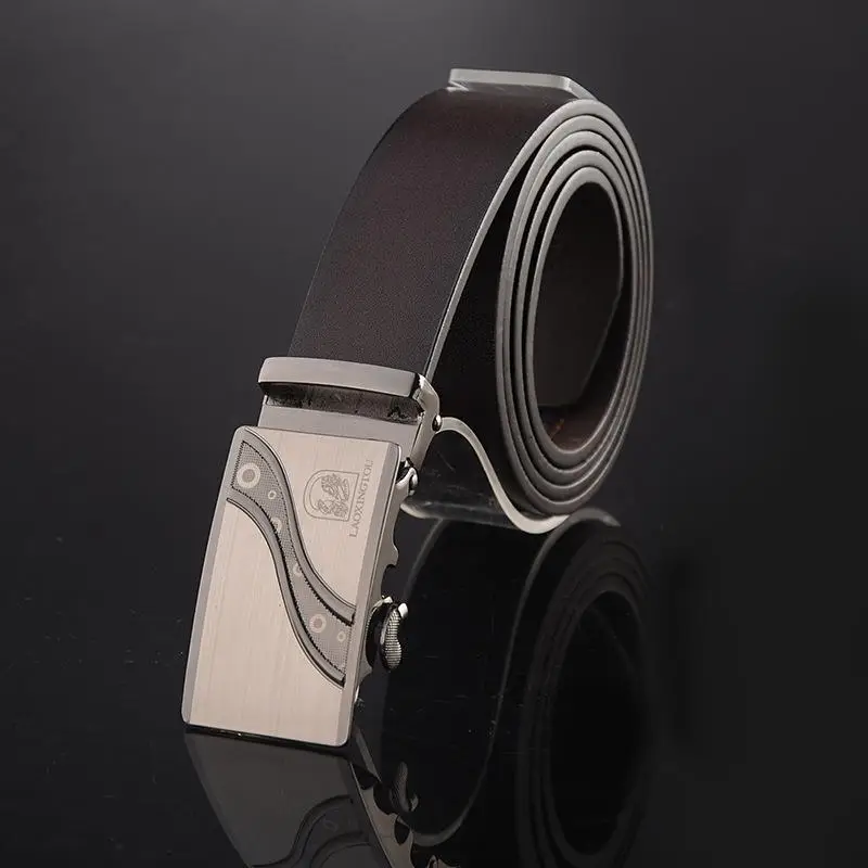 Men's High-End Retro Glue-Filled Belt Set of 5 - Image 9