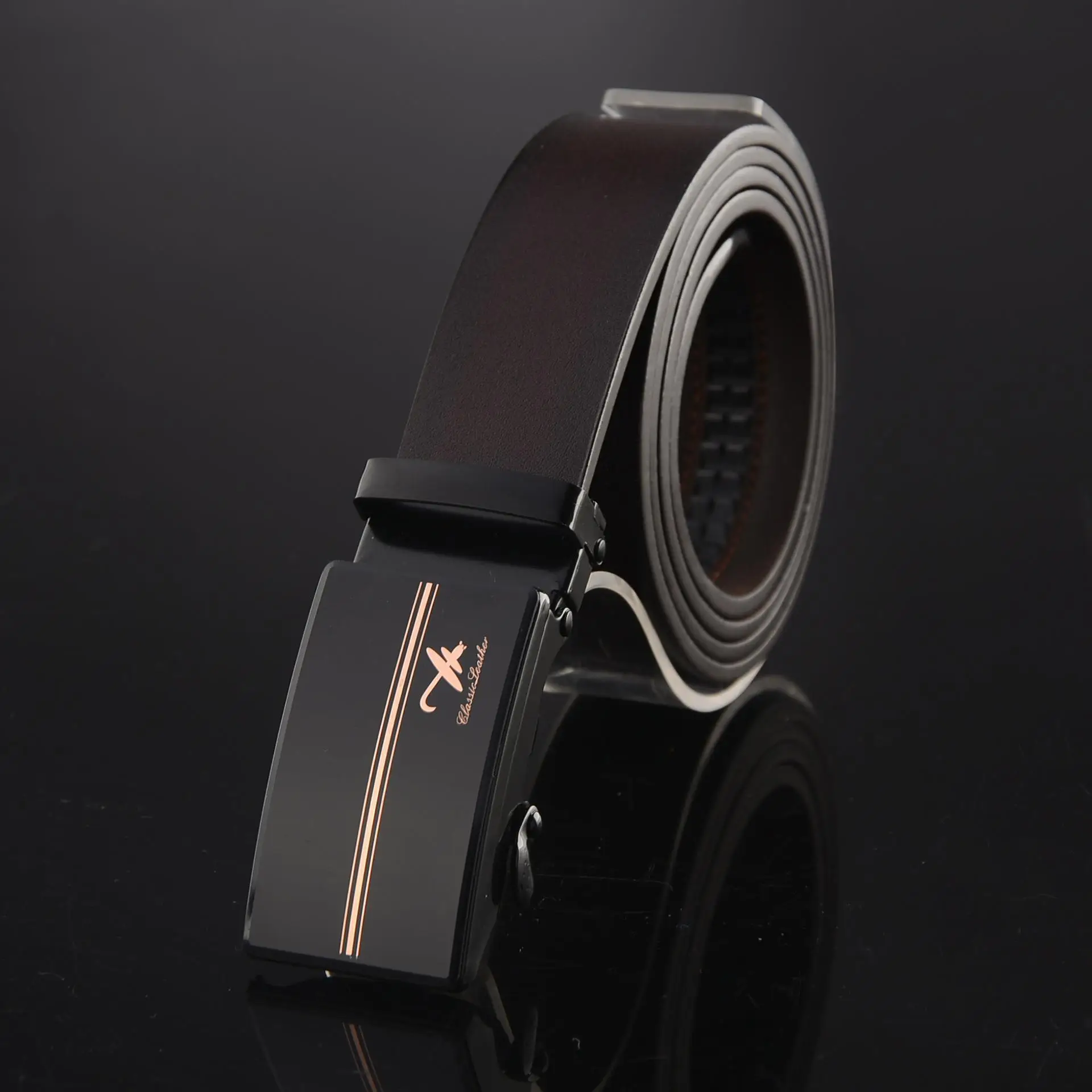 Men's High-End Retro Glue-Filled Belt Set of 5 - Image 2
