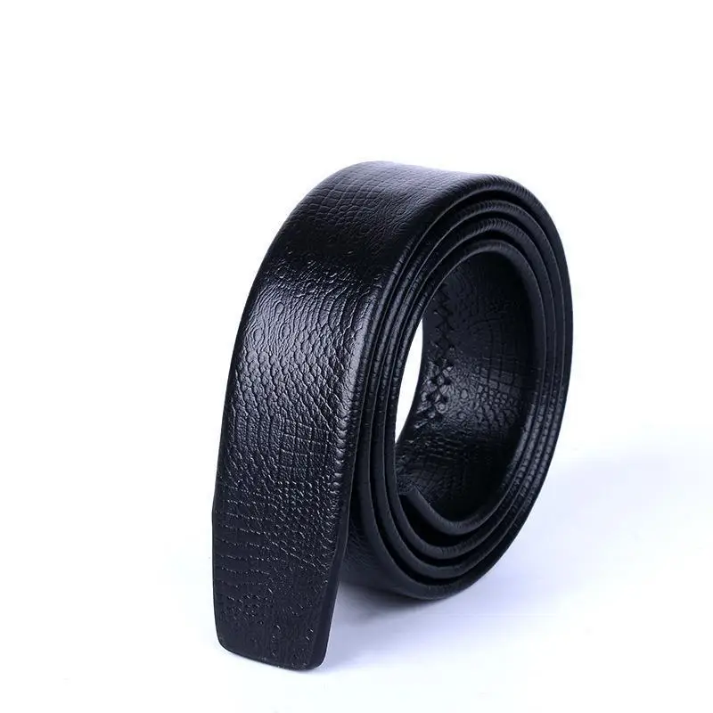 Men's Black Headless Belt with Groove 5 - Image 9