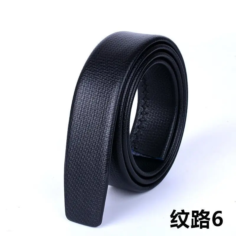 Men's Black Headless Belt with Groove 5 - Image 6