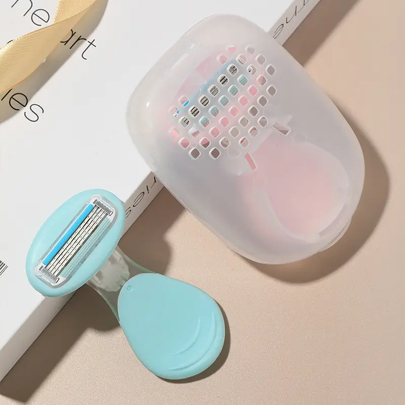 Women's Manual Armpit Hair Shaver Light Blue 5.2cm - Image 10