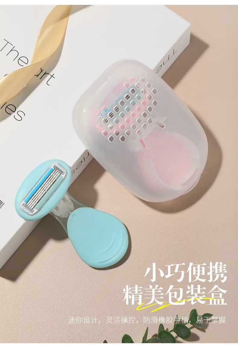 Women's Manual Armpit Hair Shaver Light Blue 5.2cm — feature 14