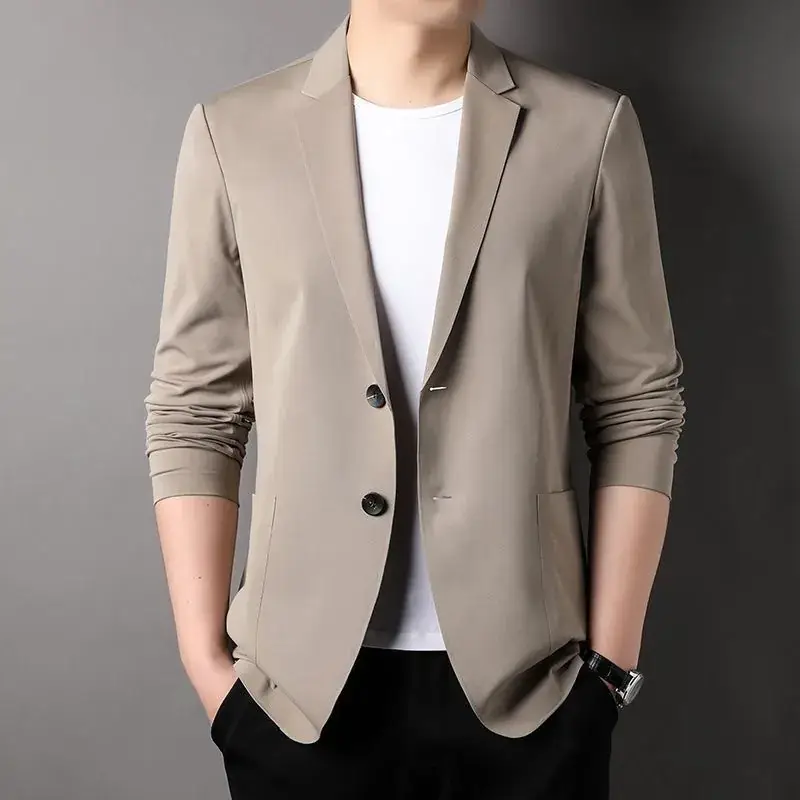 Men's Blue Ice Silk Sunscreen Jacket Middle-aged Top - Image 7