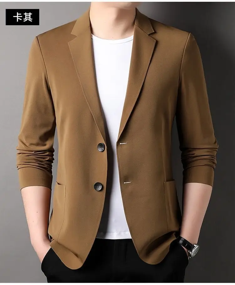 Men's Blue Ice Silk Sunscreen Jacket Middle-aged Top — feature 11