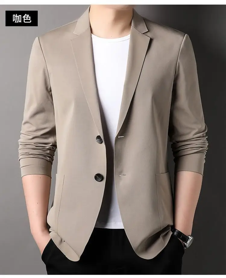 Men's Blue Ice Silk Sunscreen Jacket Middle-aged Top — feature 13