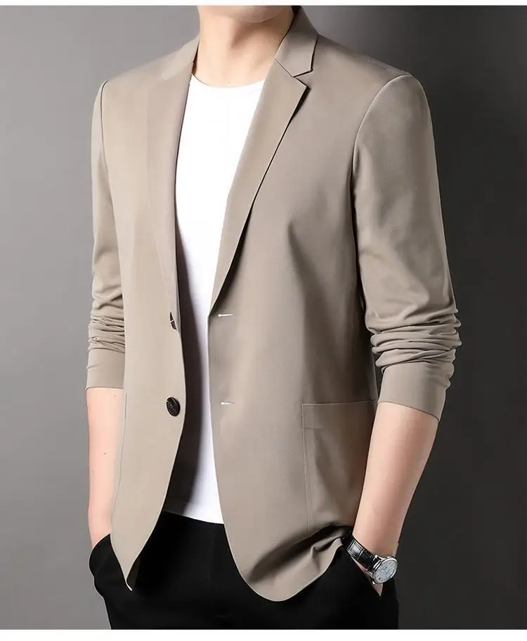 Men's Blue Ice Silk Sunscreen Jacket Middle-aged Top — feature 14