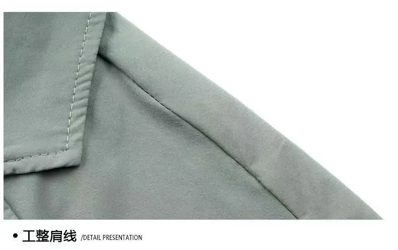 Men's Blue Ice Silk Sunscreen Jacket Middle-aged Top — feature 27
