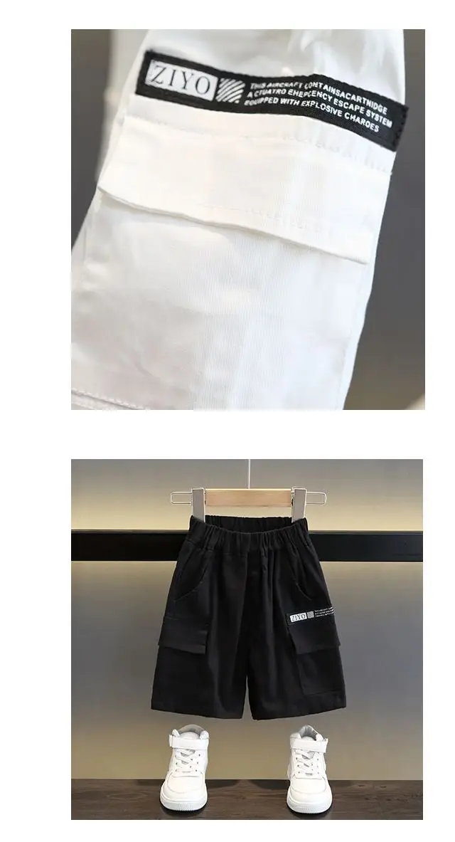 White Cargo Shorts for Men Summer Casual Wear — feature 10