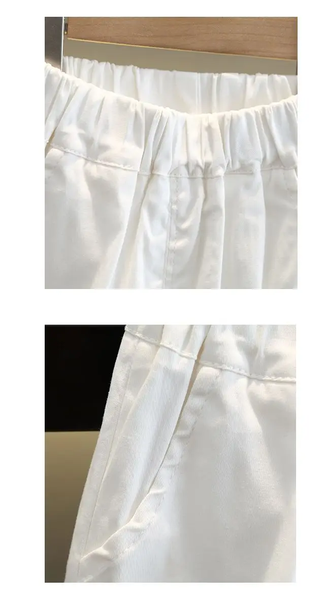 White Cargo Shorts for Men Summer Casual Wear — feature 5