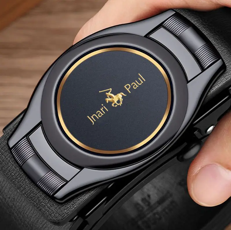Paul Genuine Leather Men's Belt with Automatic Buckle - Image 6