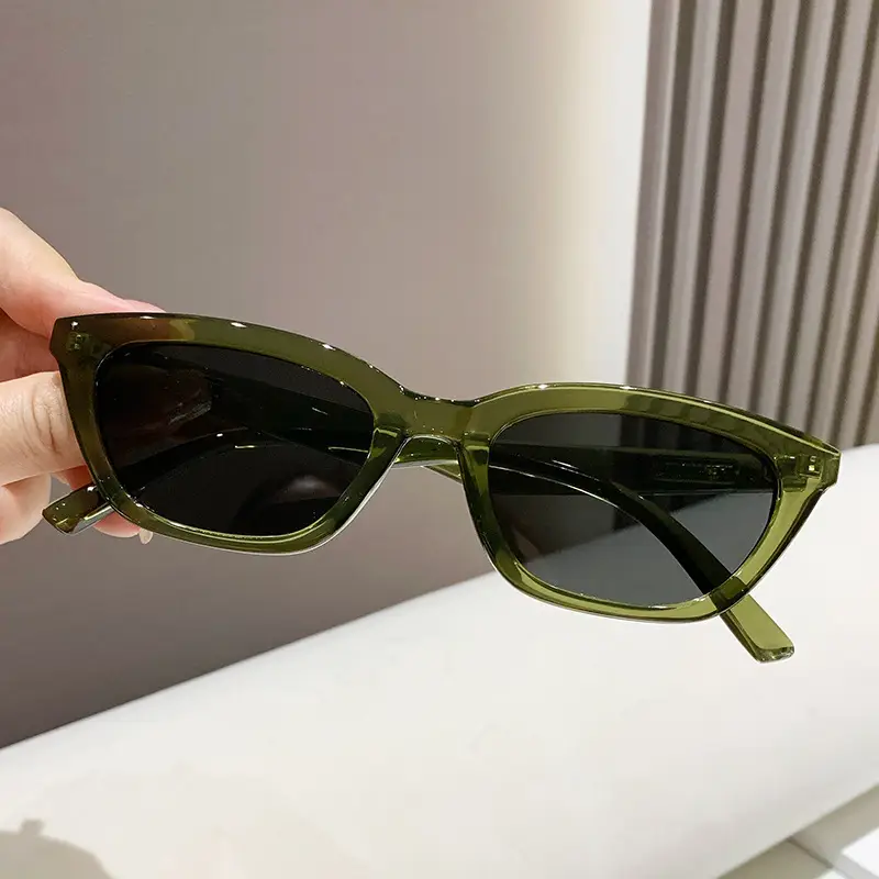 European Cat-Eye Sunglasses for Men Women Small Frame