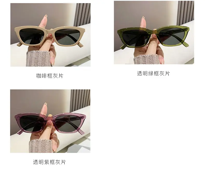 European Cat-Eye Sunglasses for Men Women Small Frame — feature 10