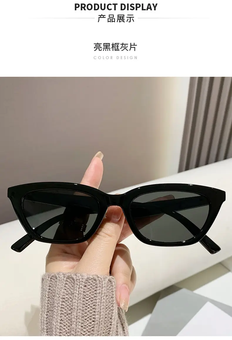European Cat-Eye Sunglasses for Men Women Small Frame — feature 11