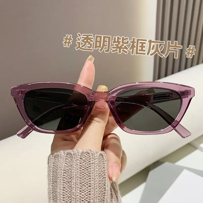 European Cat-Eye Sunglasses for Men Women Small Frame