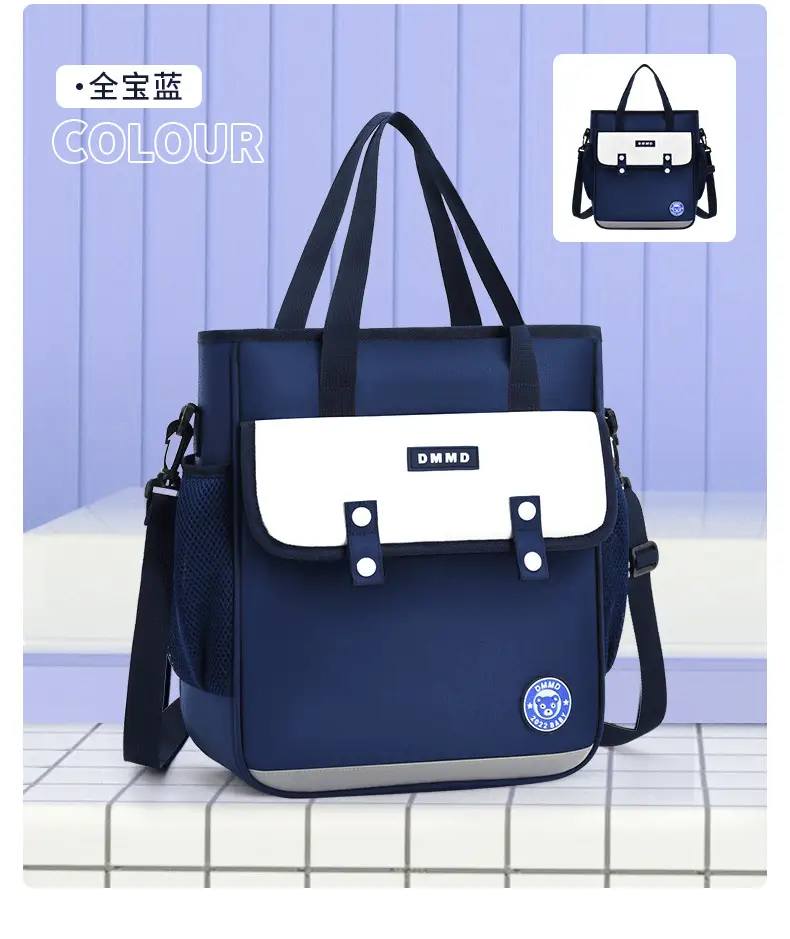 Sky Blue British Tutorial Bag for Girls Primary to Junior High β feature 13