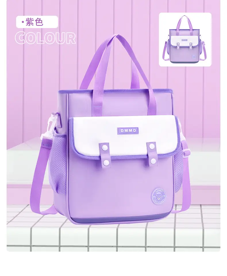 Sky Blue British Tutorial Bag for Girls Primary to Junior High β feature 15