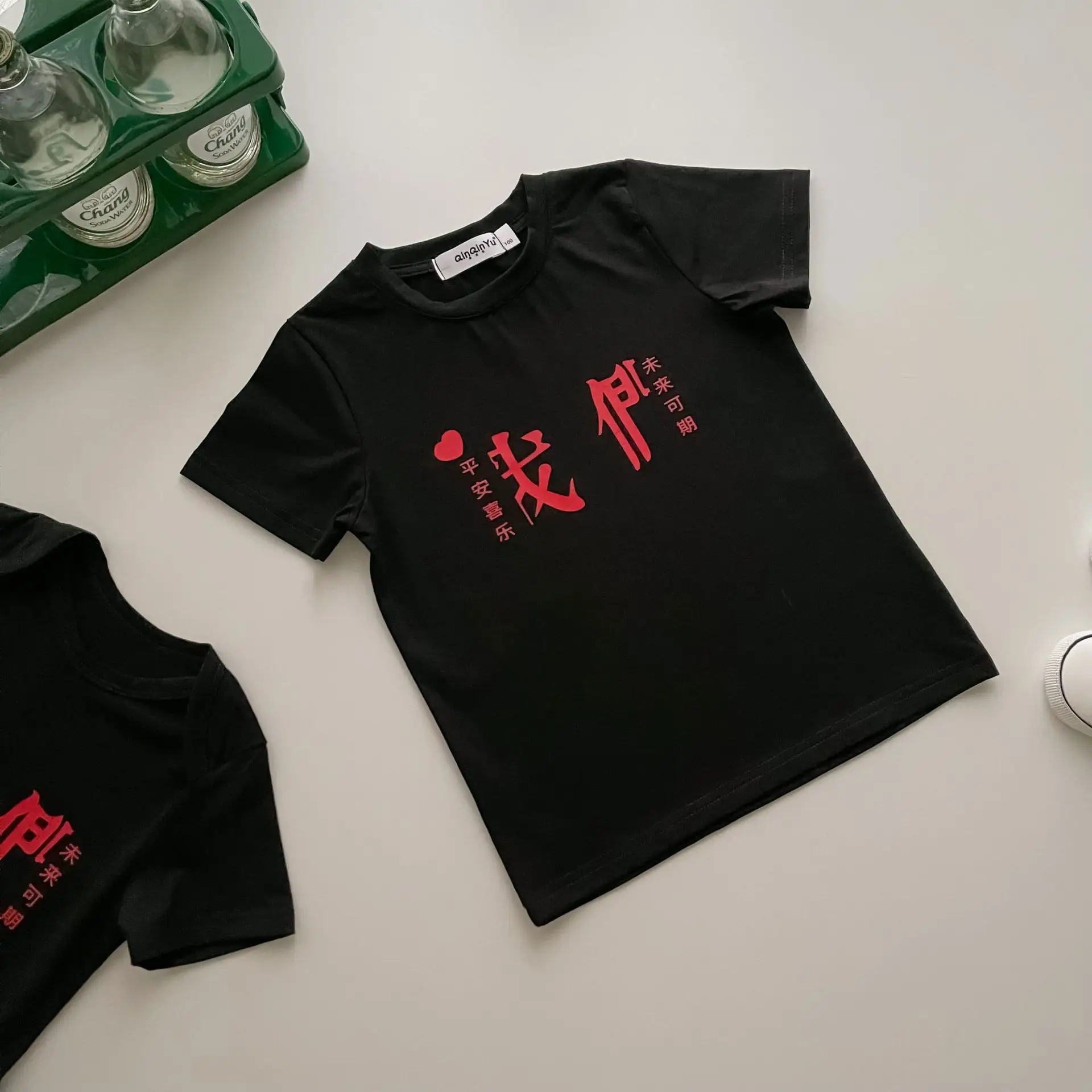 White Printed T-Shirt for Baby Kids Summer Wear — feature 24