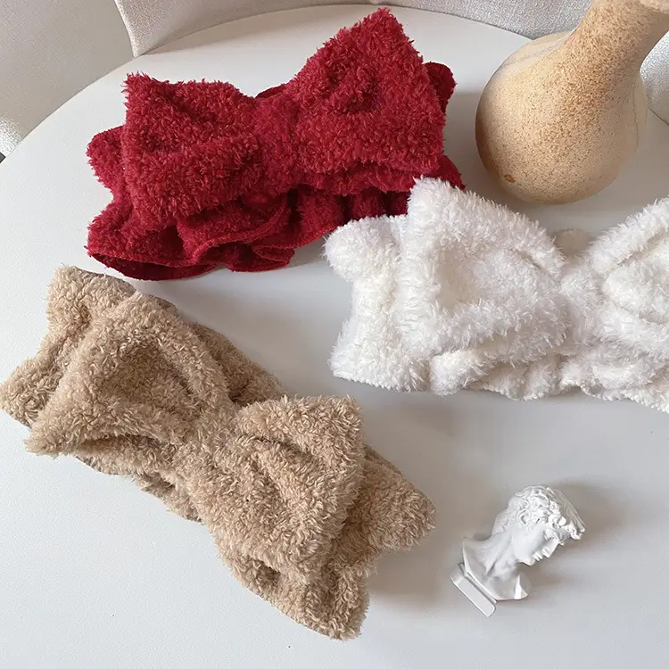 Plush Ruffled Hair Bands with Sweet Butterfly Design - Image 7
