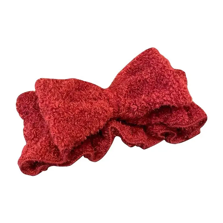 Plush Ruffled Hair Bands with Sweet Butterfly Design - Image 10