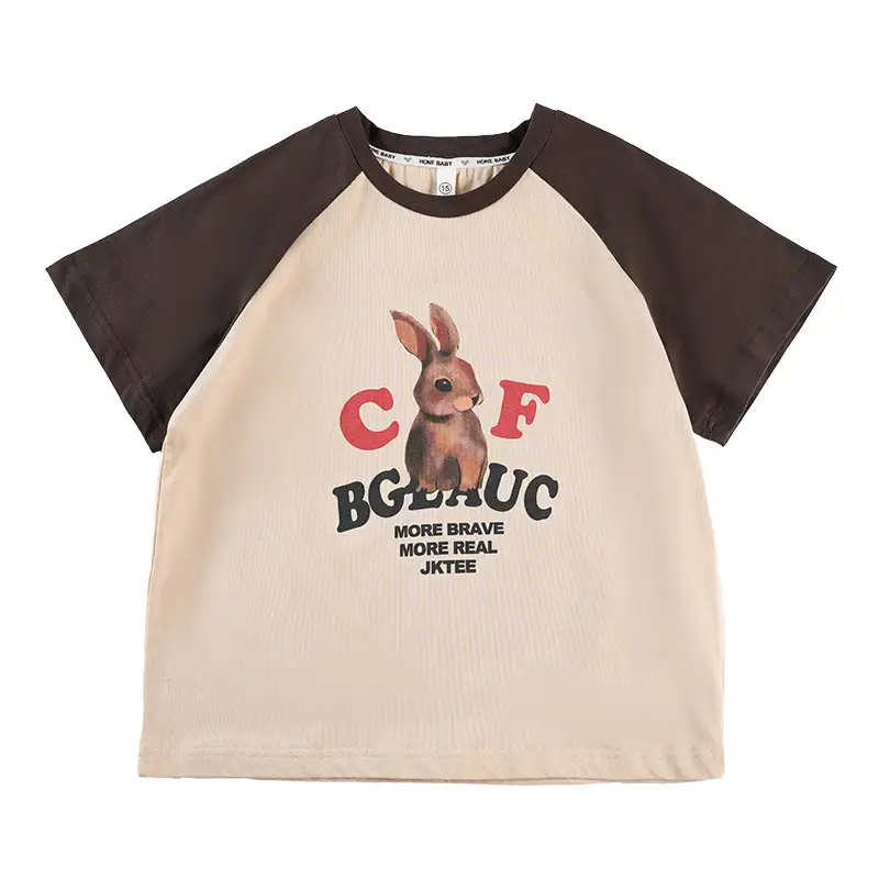 Girls Cartoon T-Shirt Shorts Set Summer 2023 - Image 6