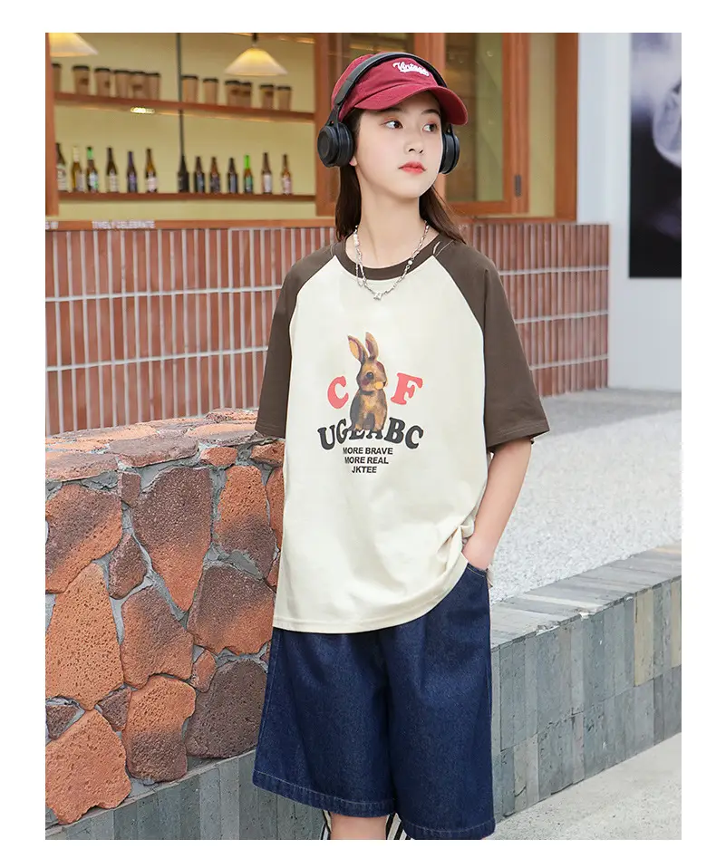 Girls Cartoon T-Shirt Shorts Set Summer 2023 — feature 7