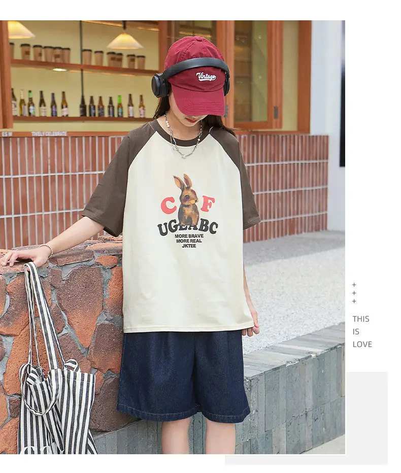 Girls Cartoon T-Shirt Shorts Set Summer 2023 — feature 8
