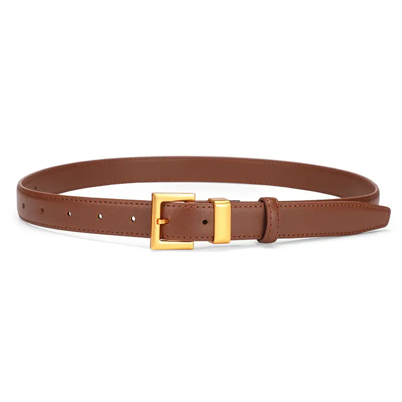 Black Pin Buckle Women's Belt Pure Cowhide All-match - Image 2