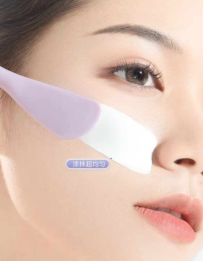 Double-Headed Silicone Mask Brush Purple — feature 8