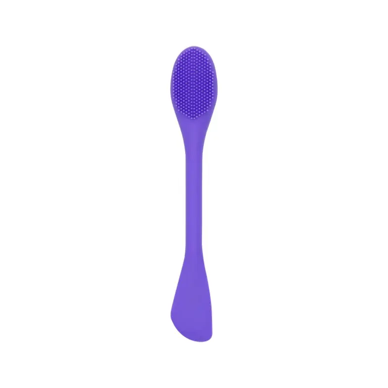 Double-Headed Silicone Mask Brush Purple - Image 2