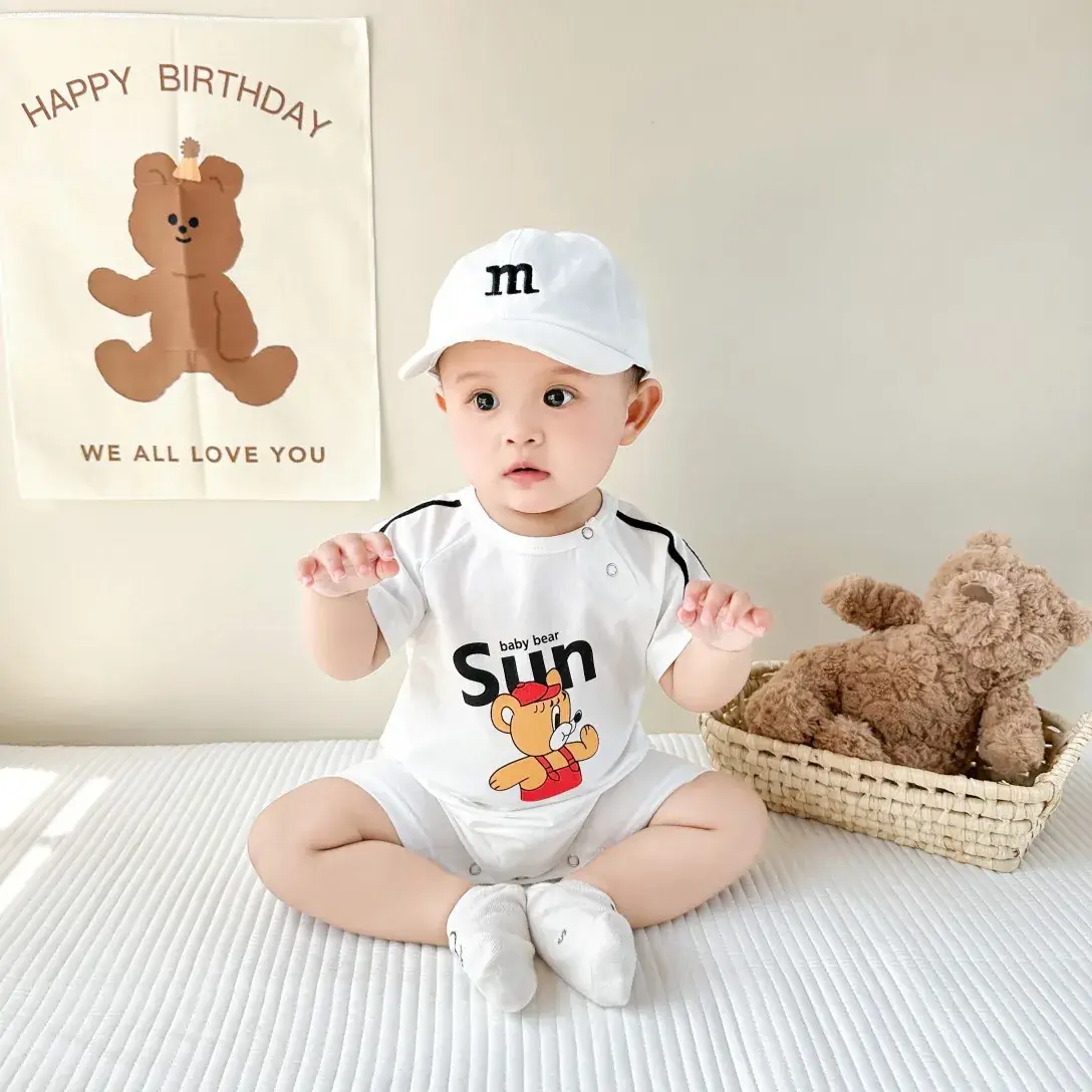 Newborn Cartoon Jongsuit 2025 Summer for Boys Girls - Image 3