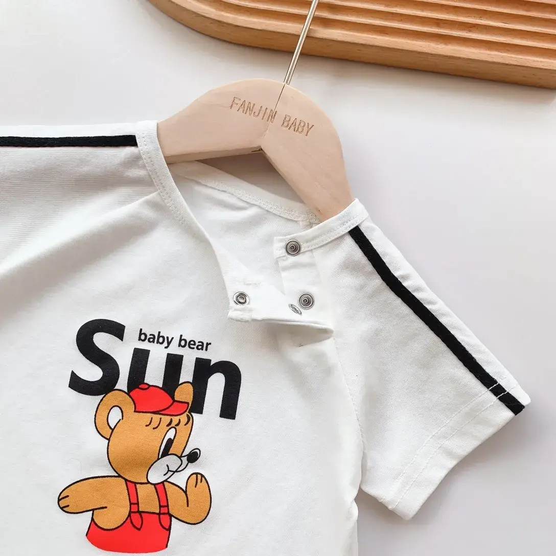 Newborn Cartoon Jongsuit 2025 Summer for Boys Girls - Image 5