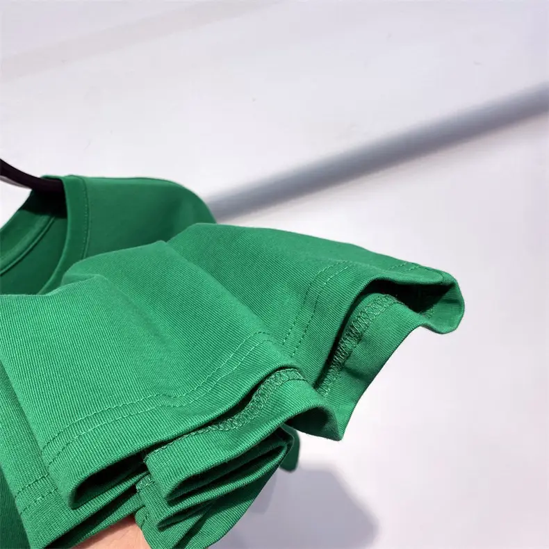 Men Green Printed T-Shirt Spring Park Loose Fit Casual Wear — feature 13
