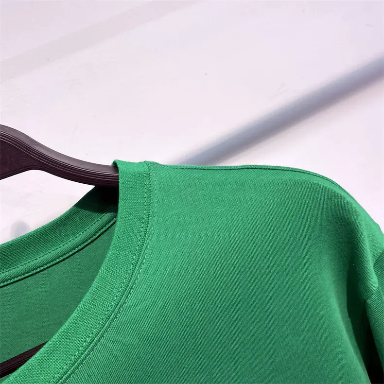 Men Green Printed T-Shirt Spring Park Loose Fit Casual Wear — feature 14