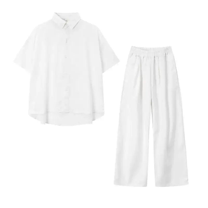 Children's White Hip-Hop Suit for Girls Dance Performance