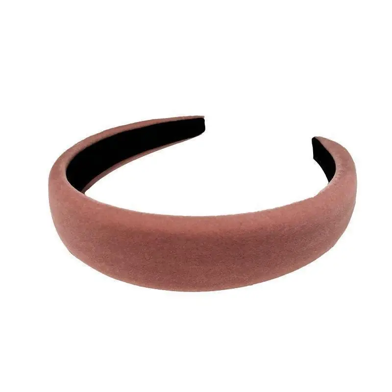 Black Velvet Wide Brim Hairband for Women - Image 12