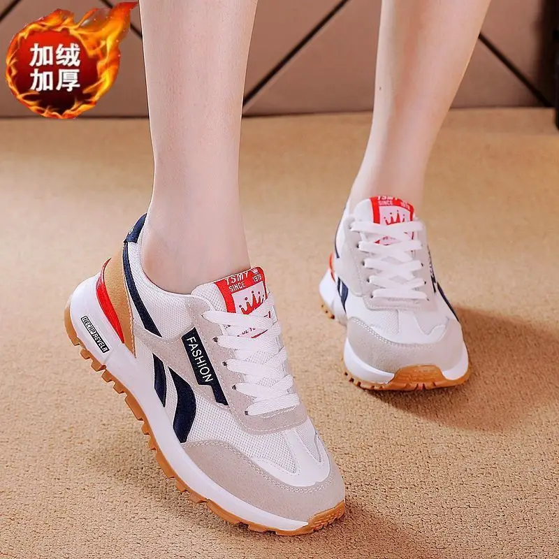 Women's 2024 Sports Shoes Black White Orange Breathable - Image 8