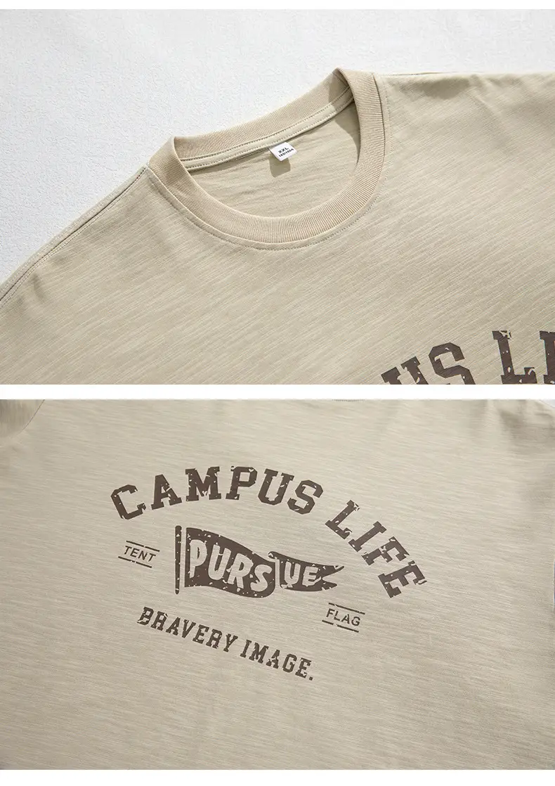 Campus Life T-Shirt Large Pocket Sports Workwear Shorts — feature 10