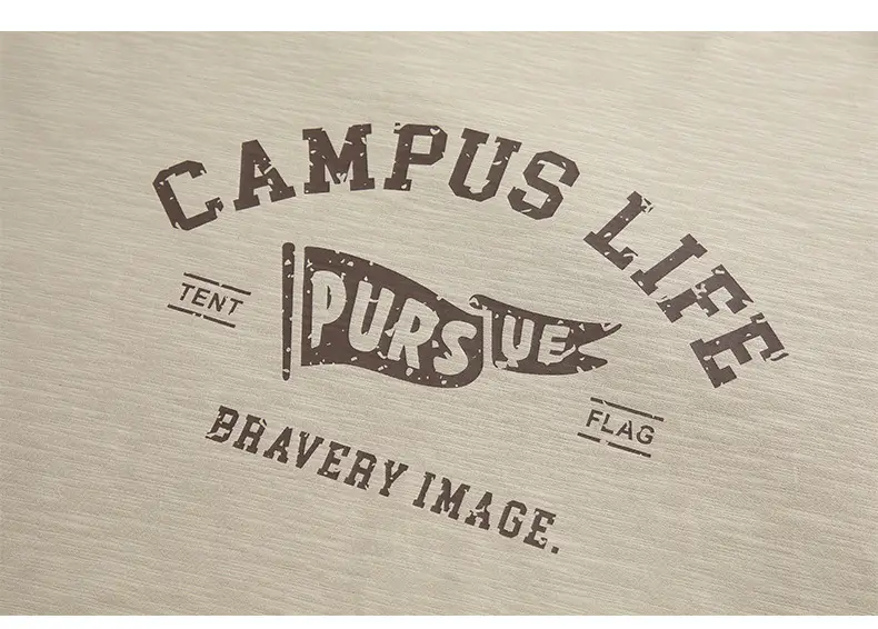 Campus Life T-Shirt Large Pocket Sports Workwear Shorts — feature 2