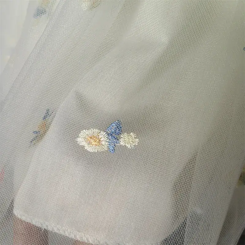 Girls Veil Dress Summer Floral 2022 - Image 3