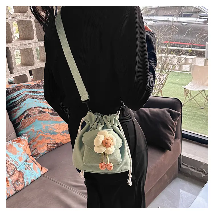 Cute Flower Crossbody Bag for Women Green 2023 — feature 16