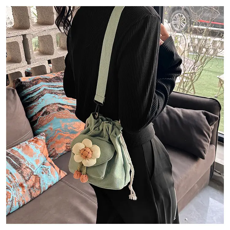 Cute Flower Crossbody Bag for Women Green 2023 — feature 17